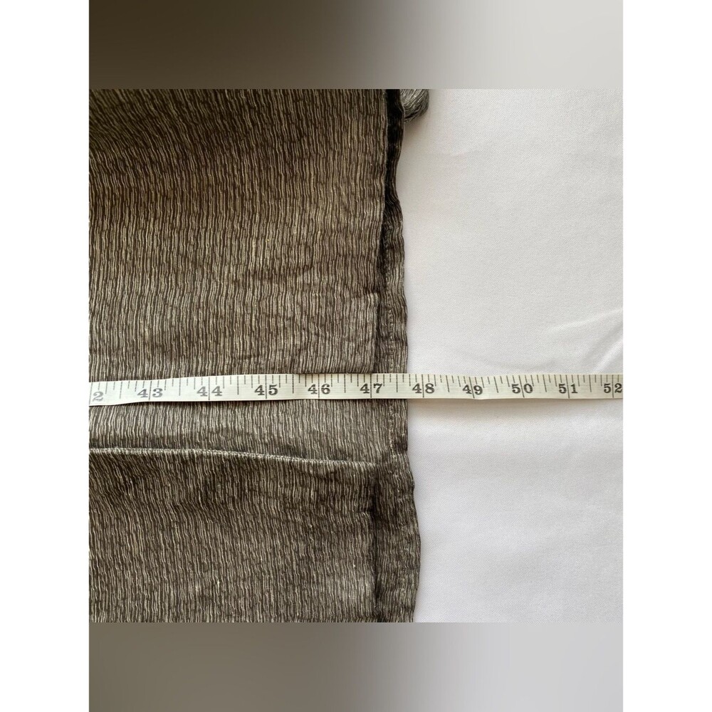 Eileen Fisher Yarn-Dyed Silk/ Linen Handkerchief Farmhouse Shirt Dress Size 1X - Picture 15 of 15